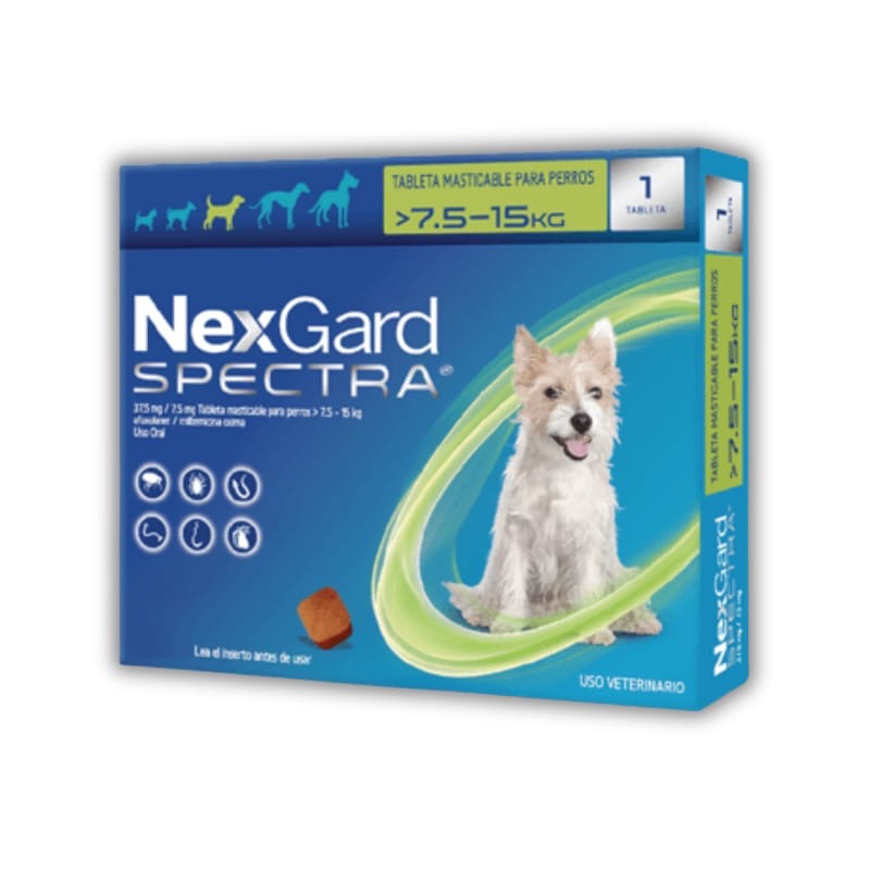 Pastilla antipulgas y garrapatas NexGard para perro