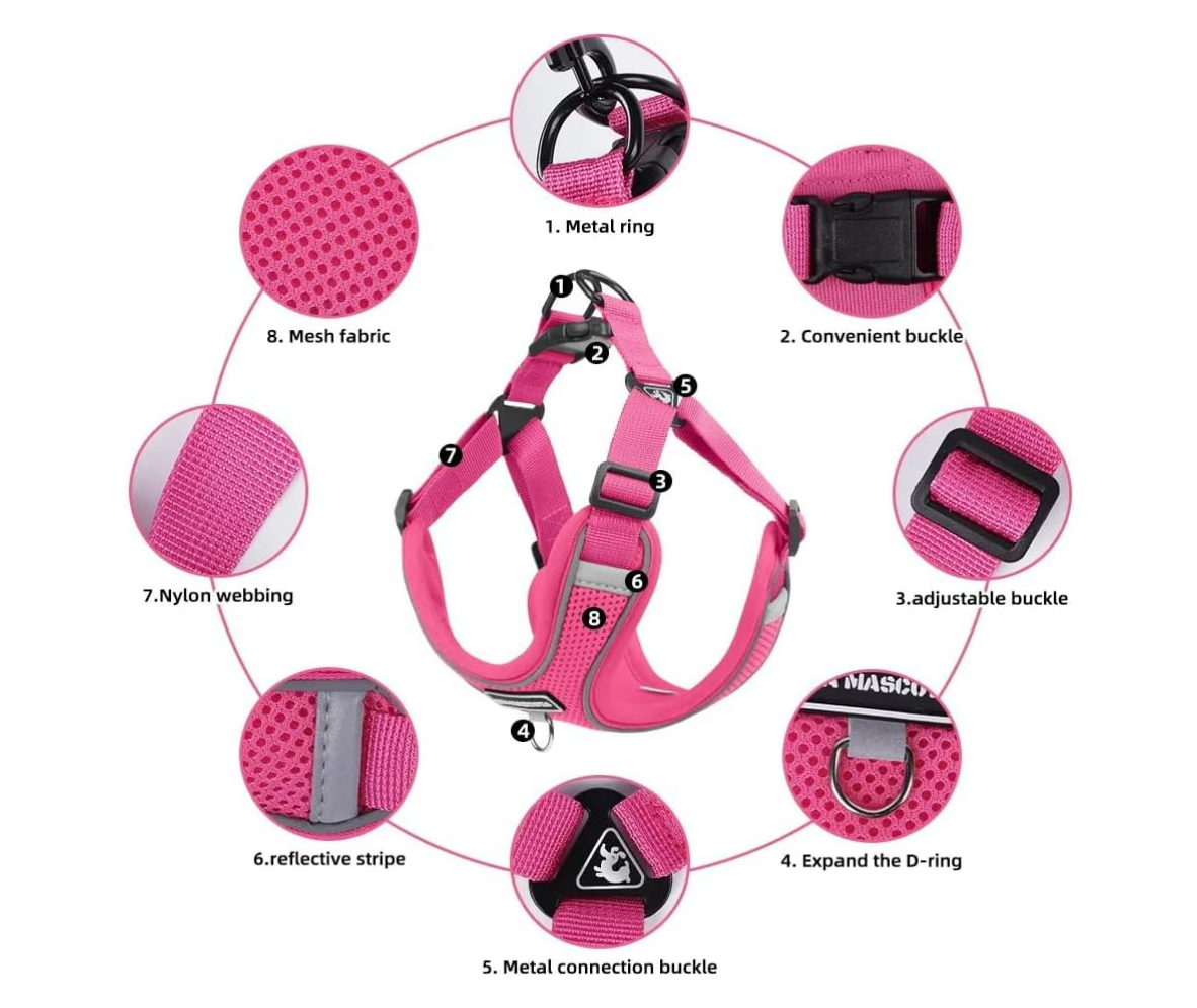 Pechera confortable rosa