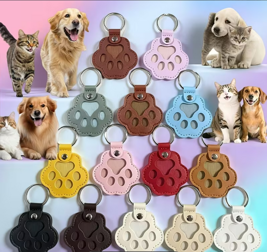 Llavero de huella para pelo de mascota