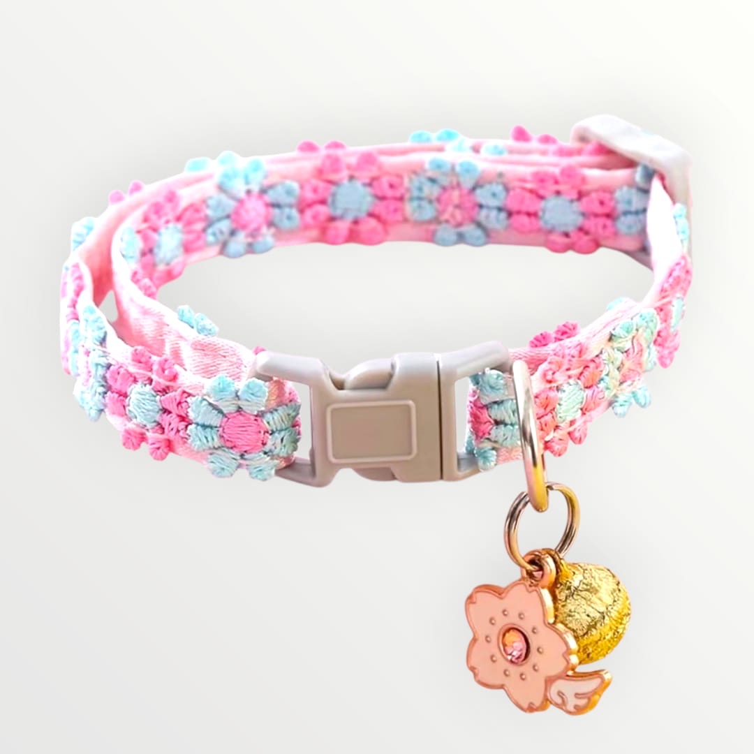 Collar floral para raza pequeña
