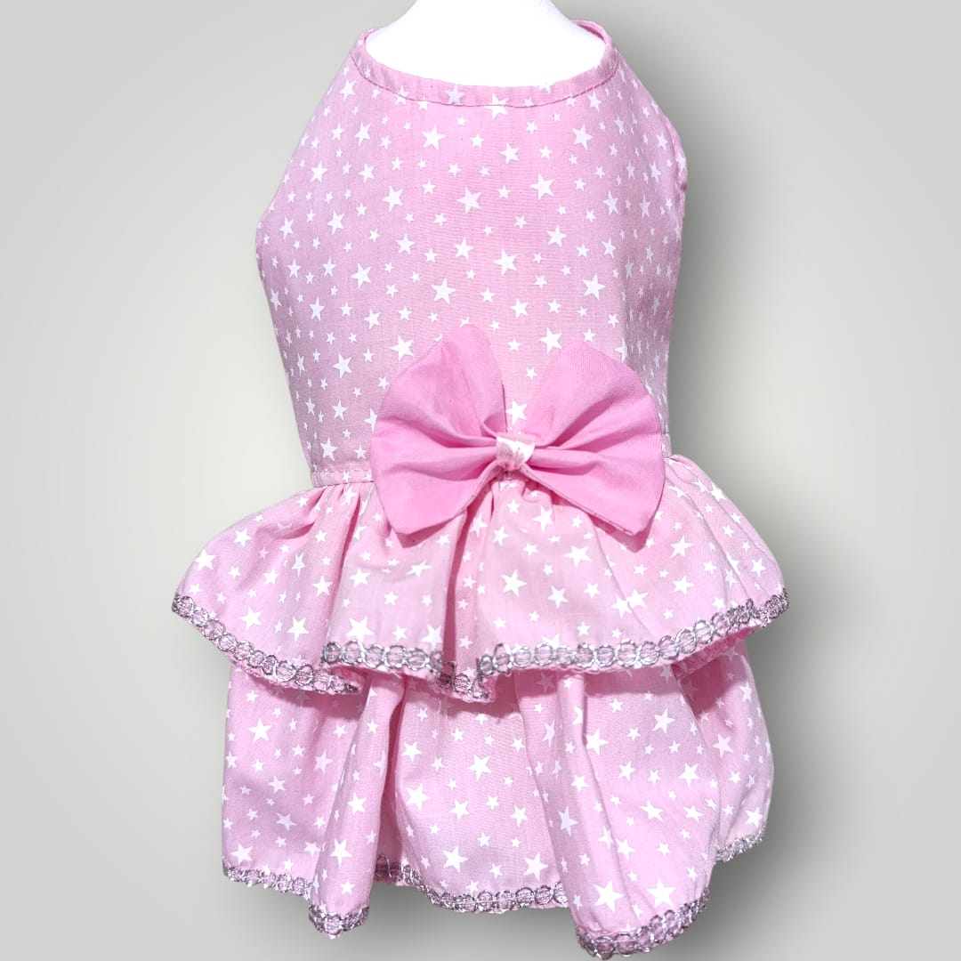 Vestido estrellas con moño