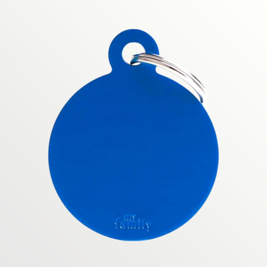 Placa ID grabada en forma circular