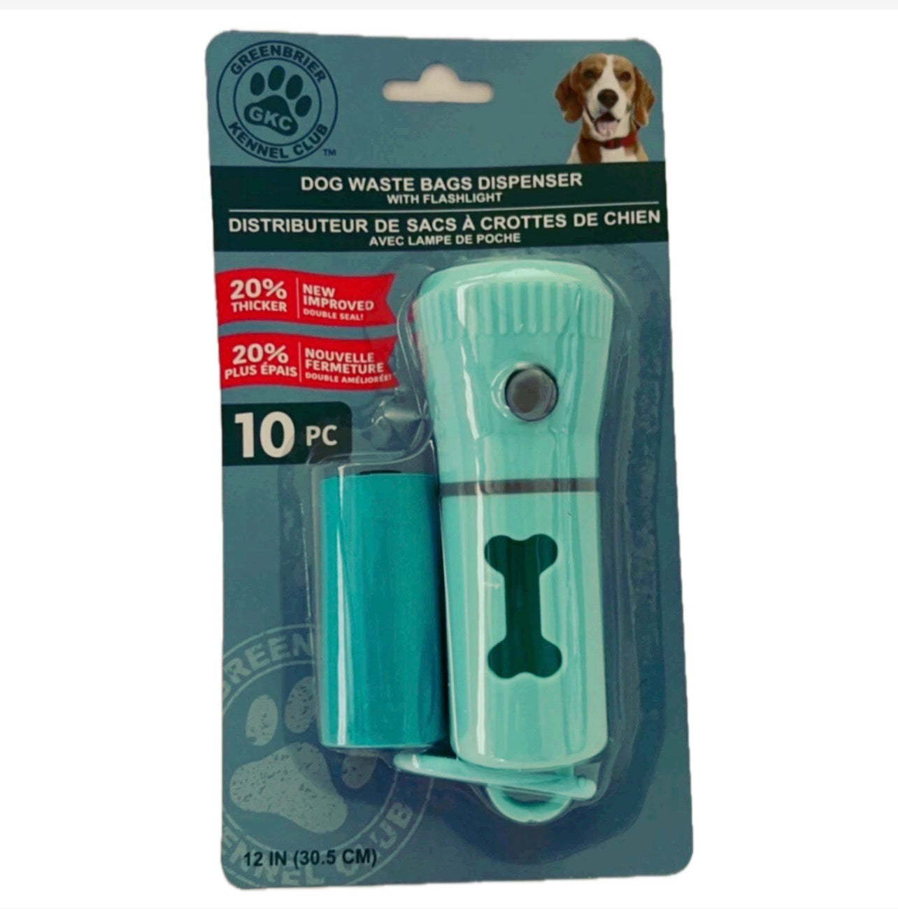 Linterna porta bolsas para heces