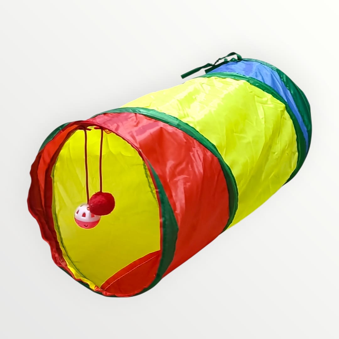 Juguete túnel corto para gato