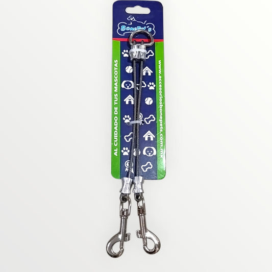 Extensión correa 2 mascotas raza pequeña