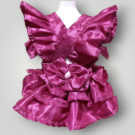 Vestido cruzado fiusha