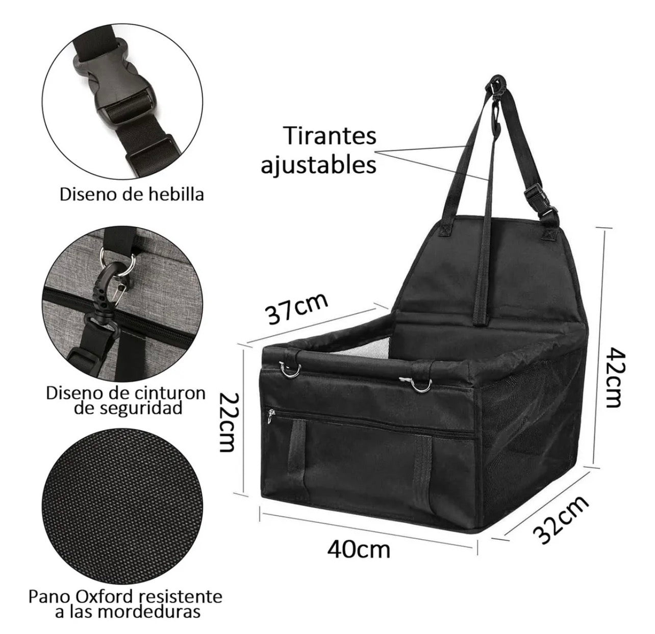 Asiento de Auto para Mascotas