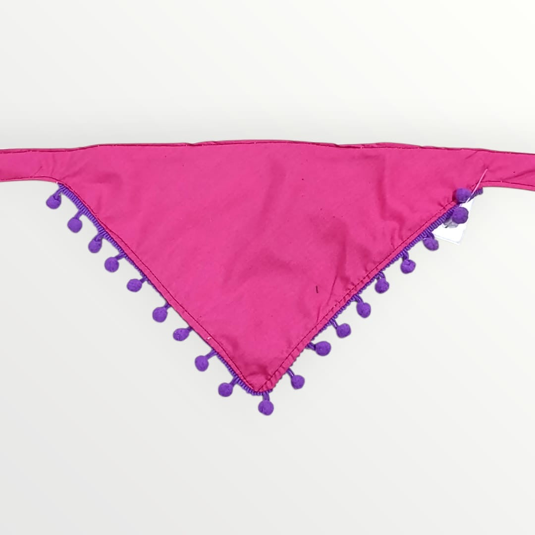 Bandana con motitas lisa