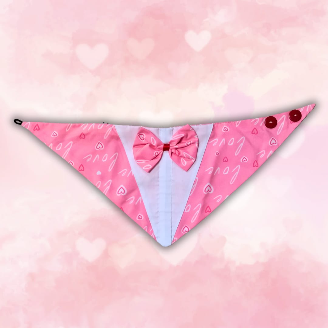 Bandana LOVE rosa