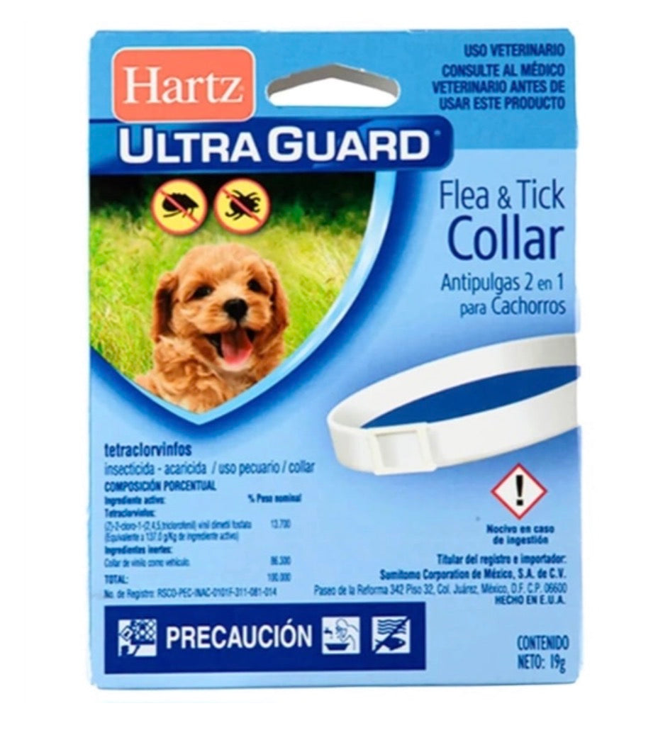 Collar Hartz antipulgas y garrapatas para perro
