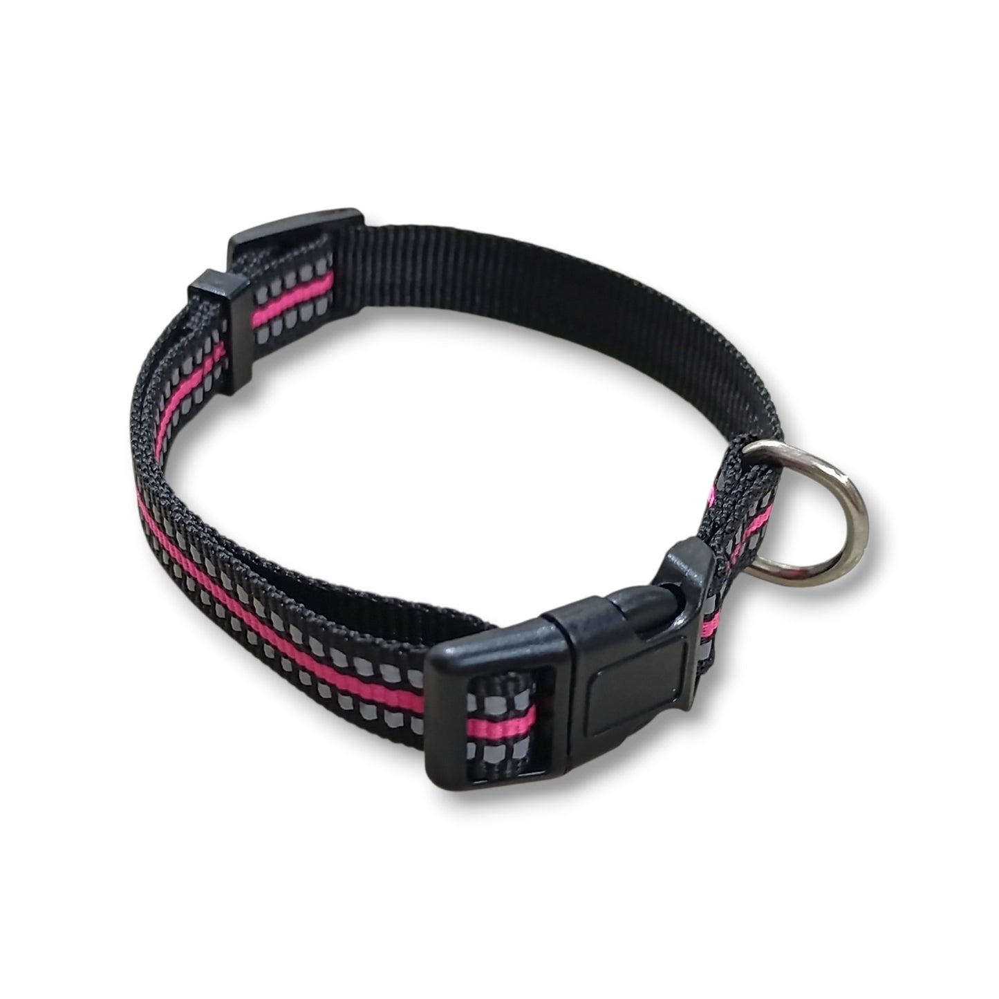 Collar rosa con reflejante