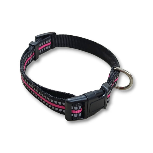 Collar rosa con reflejante
