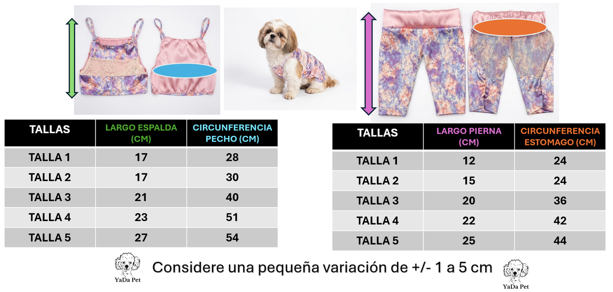 Pijama Wendy para mascota