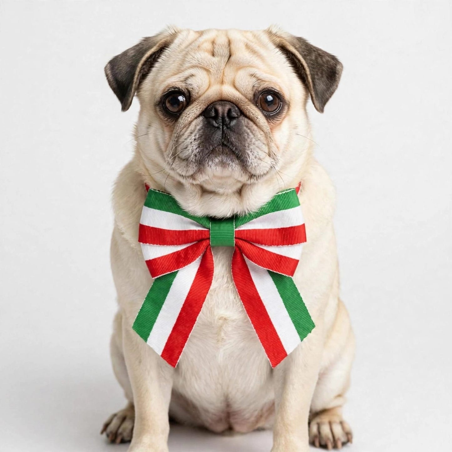 Corbata tricolor para mascota
