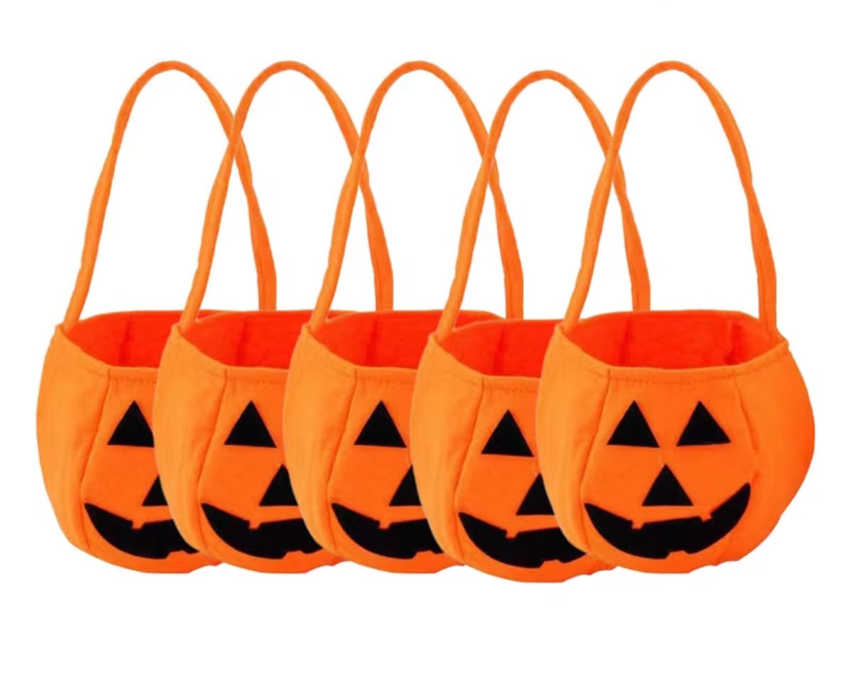 Canasta de calabaza para treats