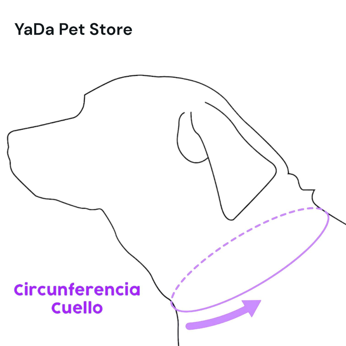 Paliacate Blanco con el nombre y foto de tu mascota