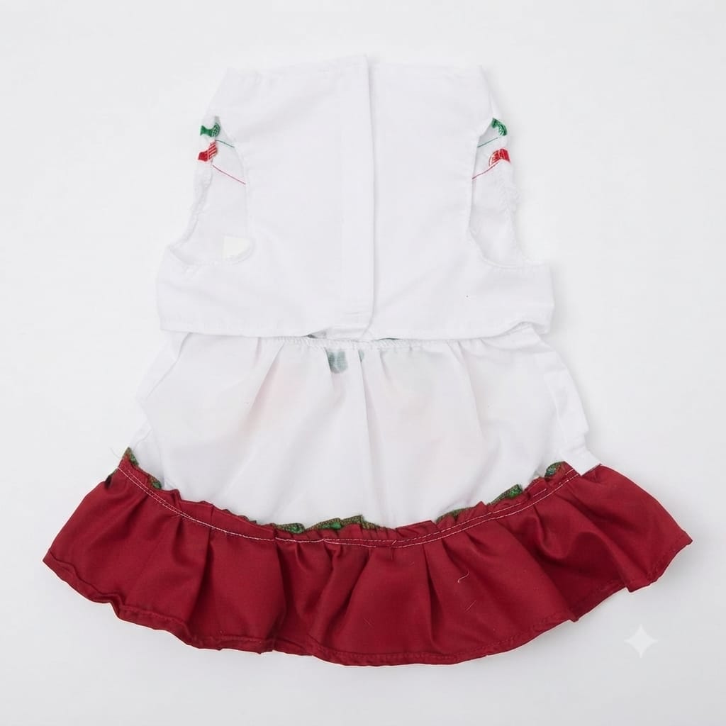 Vestido tricolor mexicano
