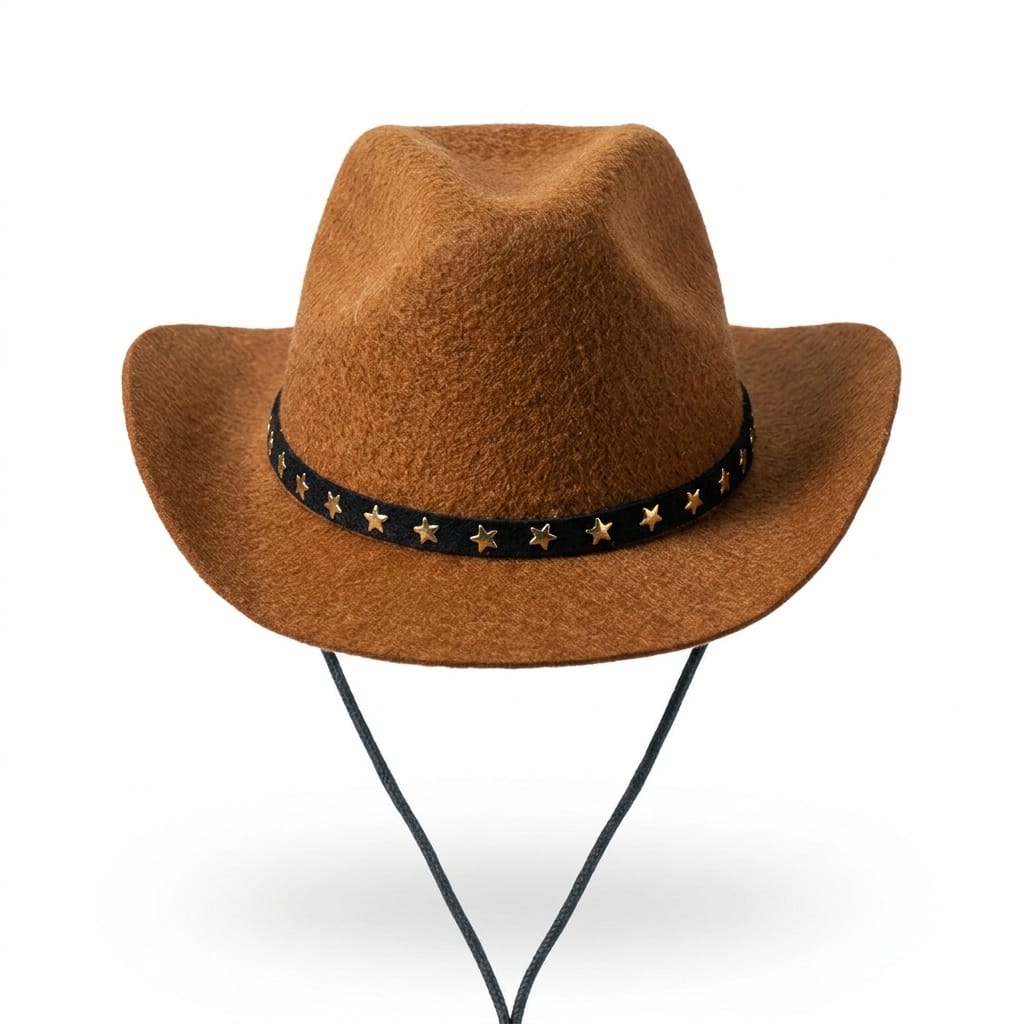 Sombrero vaquero para mascota mediano