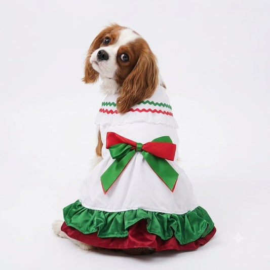 Vestido tricolor mexicano