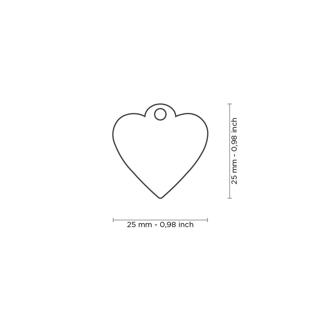 Placa ID grabada estilo charm