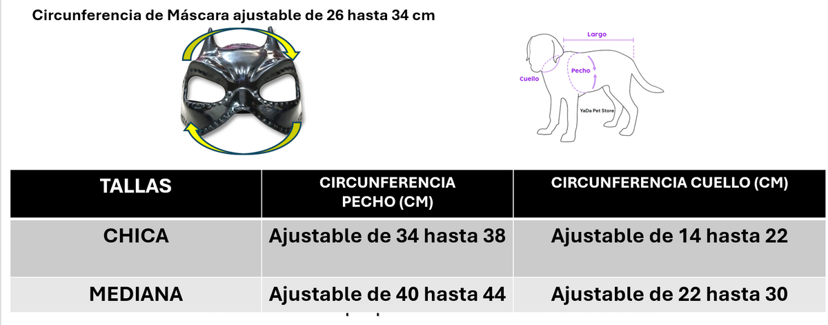Disfraz de murciélago para gato