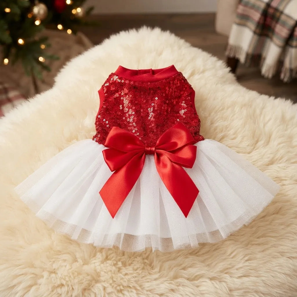 Vestido rojo de lentejuelas tallas extras